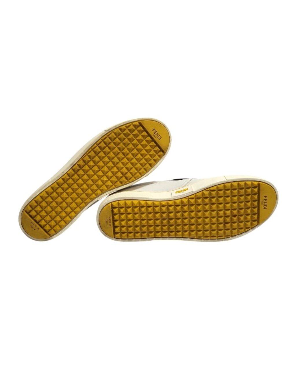 FENDI Bag Bugs Monster Eyes Leather Slip On Sneakers - Picture 13 of 17